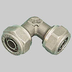 RACCORDO A GOMITO DOPPIO PER TUBO COBRA-PEX