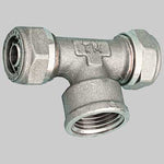 RACCORDO A TEE FEMMINA PER TUBO COBRA-PEX