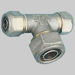 RACCORDO A TEE DOPPIO RIDOTTO PER TUBO COBRA-PEX