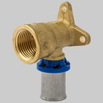 RACCORDO A GOMITO CON FLANGIA CORTA APE PRESS