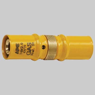 RACCORDO A PRESSARE DIRITTO DOPPIO PER GAS