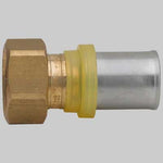 RACCORDO A PRESSARE DIRITTO DUE PEZZI SEDE PIANA PER GAS