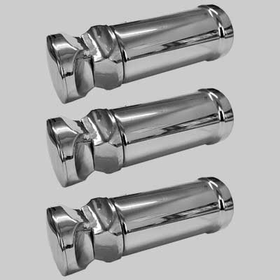 KIT DI FISSAGGIO PER SCALDASALVIETTA CROMO DIRITTO