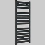 TERMOARREDO CAPRI DRITTO NERO OPACO RAL 9005