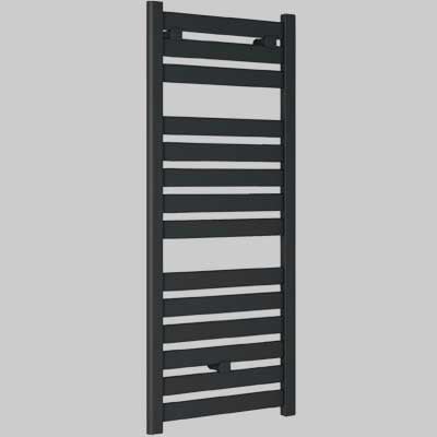 TERMOARREDO CAPRI DRITTO NERO OPACO RAL 9005