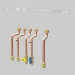 KIT DI INSTALLAZIONE SU INVOLUCRO AD INCASSO