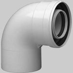 CURVA COASSIALE BAXI 90°