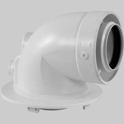 CURVA COASSIALE 90° RIBASSAT PER LUNA CLASSIC