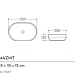 LAVABO CERAMICA RS6594BR