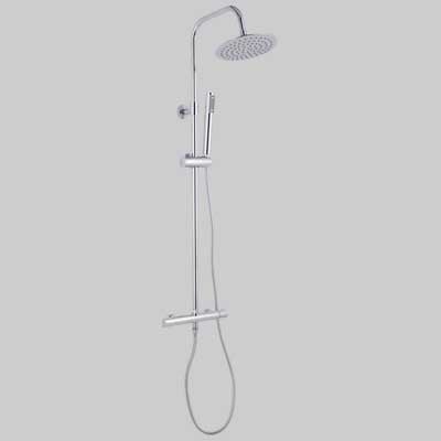 SET COLONNA FLORIDA TONDA CON MISCELATORE TERMOSTATICO