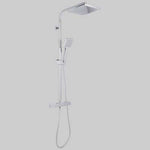 SET COLONNA SQUARE QUADRA CON MISCELATORE TERMOSTATICO