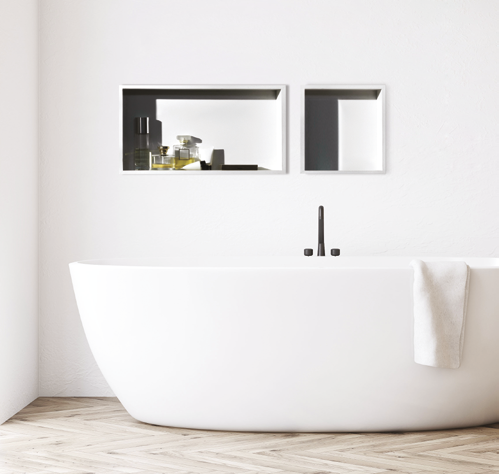 NICCHIE - SUPERFICIE SOLIDA NERO