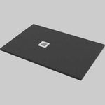 PIATTO DOCCIA RETTANGOLARE EFFETTO PIETRA GRIGIO