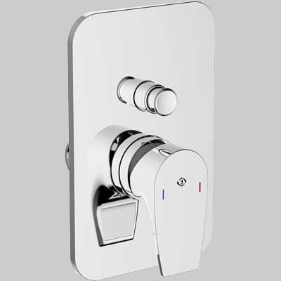 MISCELATORE DOCCIA INCASSO CON DEVIATORE BING