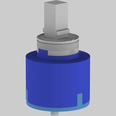 CARTUCCIA TEOREMA ANTIORARIA SENZA DISTRIBUTORE Ø 40