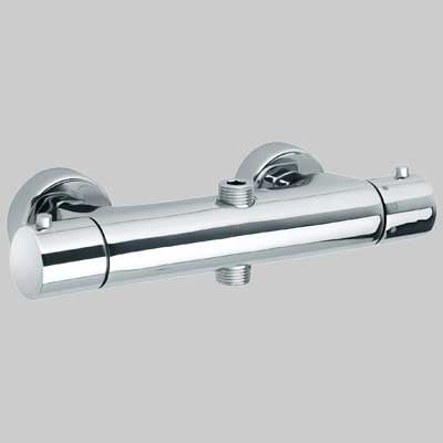 MONOCOMANDO DOCCIA ESTERNO TERMOSTATO CON DEVIATORE 2 VIE DISCO