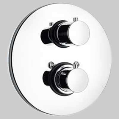 MONOCOMANDO DOCCIA INCASSO TERMOSTATICO 2 VIE DISCO