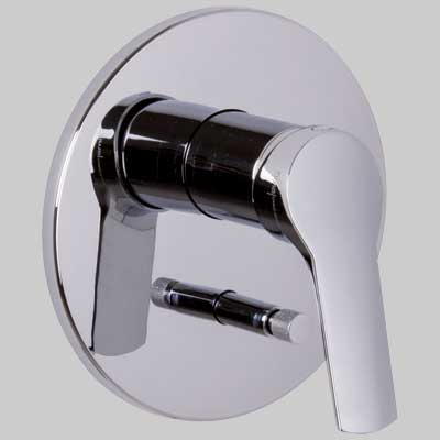 MONOCOMANDO DOCCIA INCASSO CON DEVIATORE LEVA CHIUSA SERIE 4