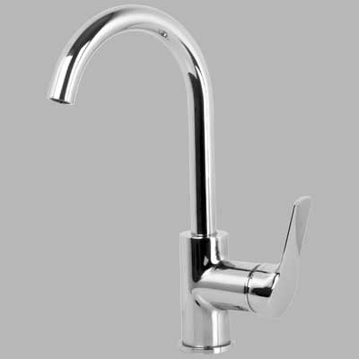 MONOCOMANDO LAVABO A PONTE LEVA CHIUSA SERIE 4