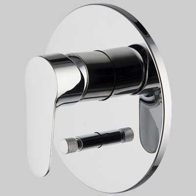MONOCOMANDO DOCCIA INCASSO CON DEVIATORE SERIE 22
