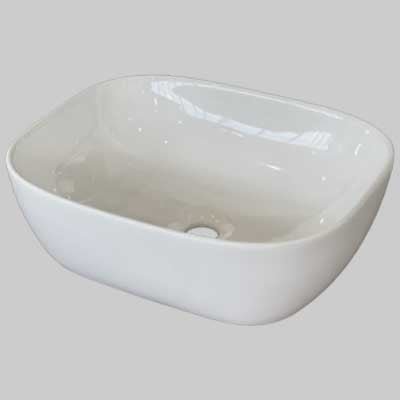 LAVABO APPOGGIO IN CERAMICA OVAL 50