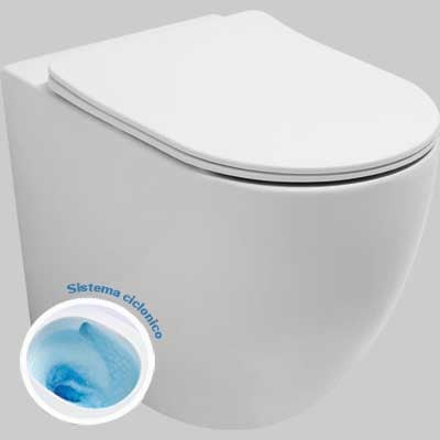 VASO FILO PARETE KAIROS CON SISTEMA CICLONICO