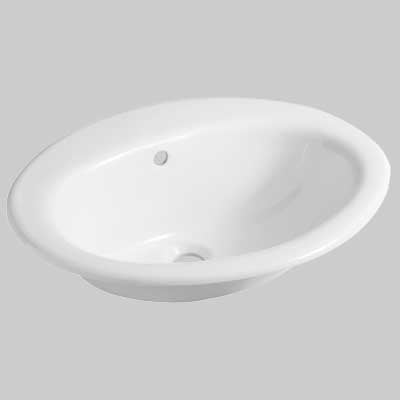 LAVABO INCASSO DECOR SOPRAPIANO SENZA FORO