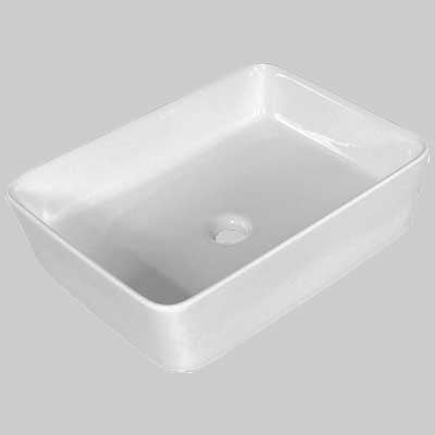 LAVABO DA APPOGGIO ZETA RETTANGOLARE