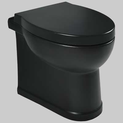 VASO FILO MURO ISCHIA NERO OPACO