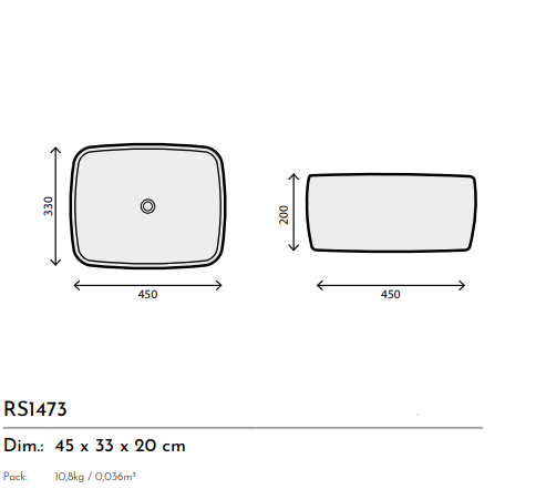 LAVABO CERAMICA BIANCO