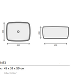 LAVABO CERAMICA BIANCO