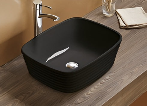 LAVABO CERAMICA RS78345BLK NERO