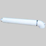 TERMINALE ANTIVENTO CON CURVA 90° PER SCALDINI