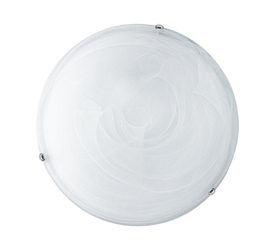PLAFONIERA DUNA BIANCA 1XE27 30X30X8CM