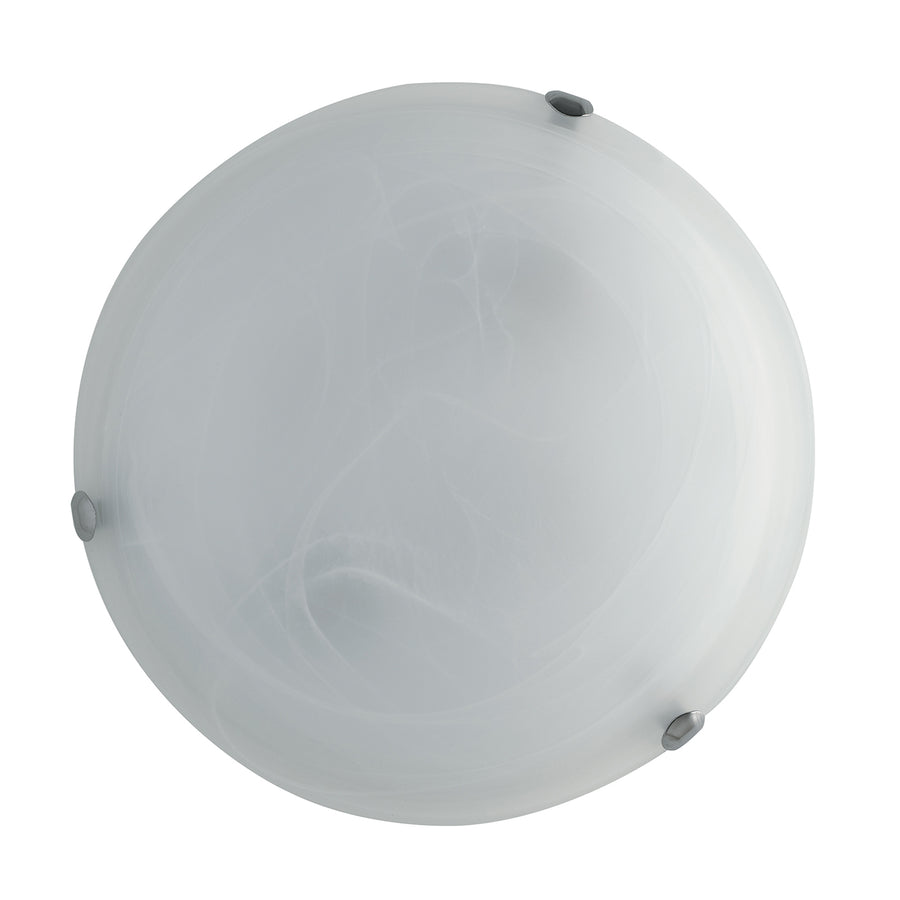 PLAFONIERA DUNA BIANCA 2XE27 40X40X11CM