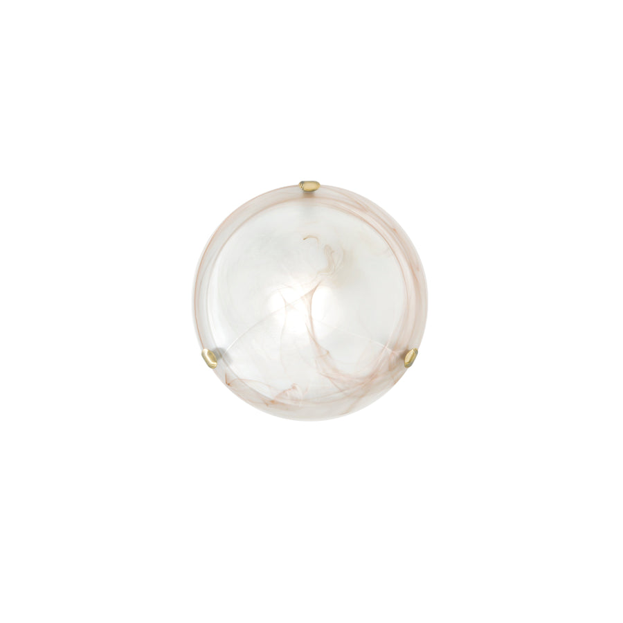 PLAFONIERA DUNA TABACCO 1XE27 30X30X8CM