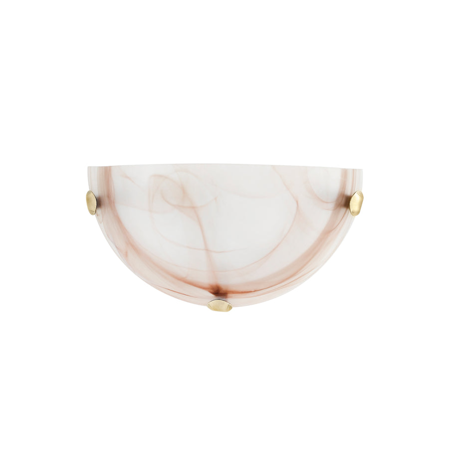 APPLIQUE DUNA TABACCO 1XE27 30X9X15CM