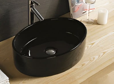 LAVABO CERAMICA RS78345BLK NERO