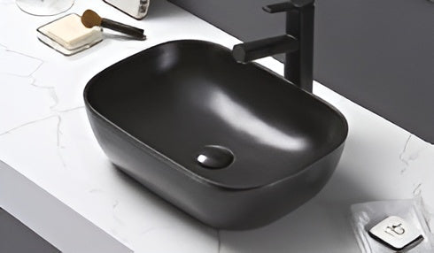 LAVABO CERAMICA RS78345BLK NERO