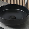 LAVABO CERAMICA RS78345BLK NERO