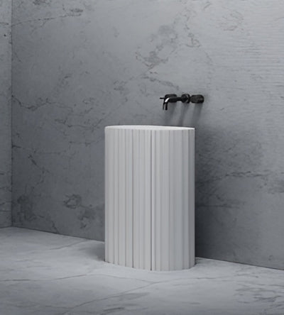 LAVABO CON PIEDISTALLO ORGANIC