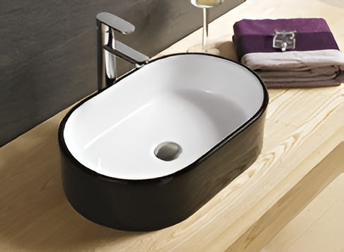 LAVABO CERAMICA BLACK and WHITE