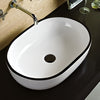 LAVABO CERAMICA BLACK and WHITE
