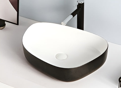 LAVABO CERAMICA BLACK and WHITE