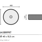 LAVABO CERAMICA BLACK and WHITE
