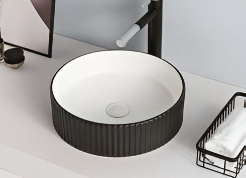 LAVABO CERAMICA BLACK and WHITE