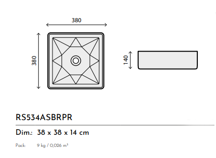 LAVABO CERAMICA BLACK and WHITE