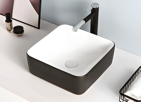 LAVABO CERAMICA BLACK and WHITE