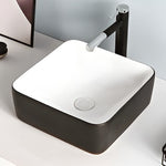 LAVABO CERAMICA BLACK and WHITE