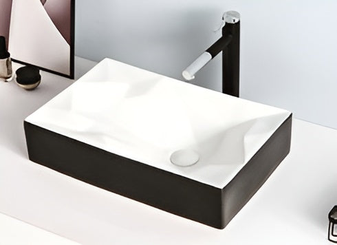 LAVABO CERAMICA BLACK and WHITE